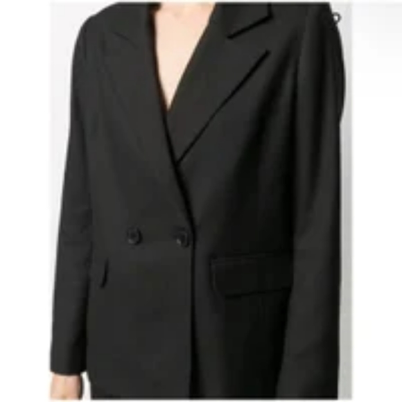 NWT Anine Bing Madeleine Blazer black size medium. - Picture 2 of 4